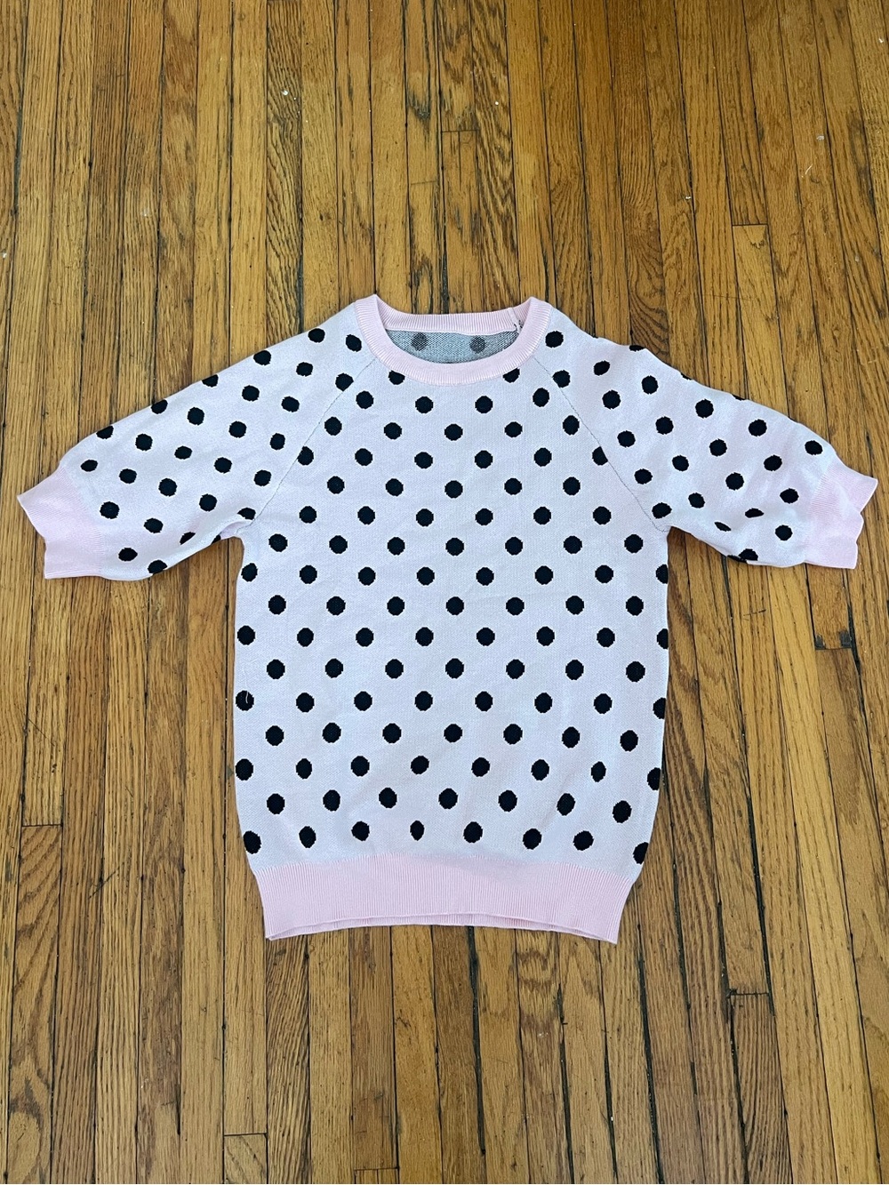 Pink Polka Dot Sweater
